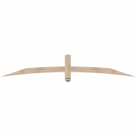 Ekena Millwork Bellingham Smooth Timber Gable Bracket, Douglas Fir, 84"W x 14"H x 3 1/2"D x 3 1/2"F, 4/12 Pitch GBW084X14X0404BEL00SDF